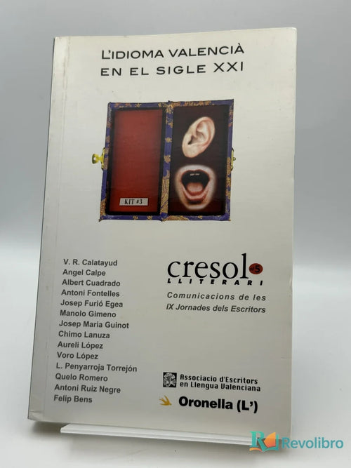 Portada de L'idioma valencià en el sigle XXI de V. R. Calatayud, libro de segunda mano