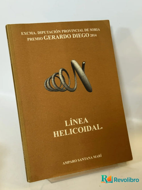 Portada de Línea helicoidal de Amparo Santana Marí, libro de segunda mano