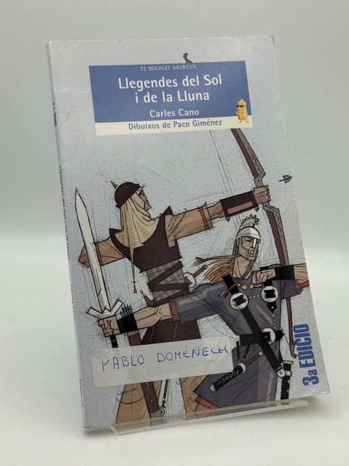 Portada de Llegendes del Sol i de la Lluna de Carles Cano Peiró, libro de segunda mano