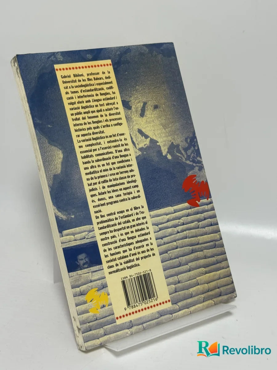 Foto 2 de Llengua estandard i variacio linguistica de Gabriel Bibiloni, libro de segunda mano