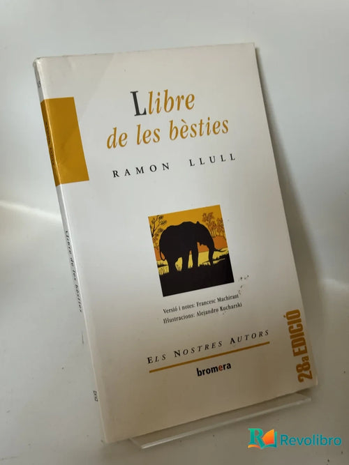 Portada de Llibre de les bèsties de Ramon Llull, libro de segunda mano