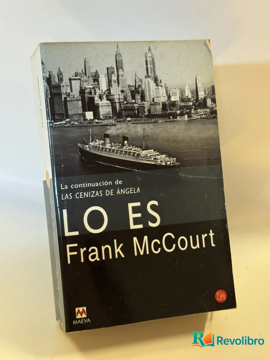 Portada de Lo Es de Frank McCourt, libro de segunda mano