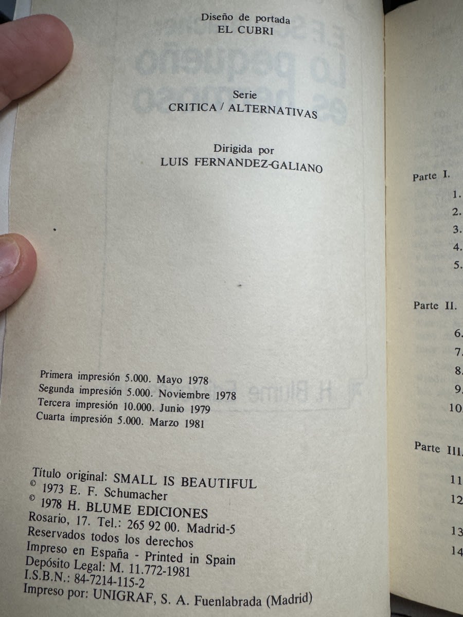 Lo pequeño es hermoso - E. F. Schumacher - Imagen 3