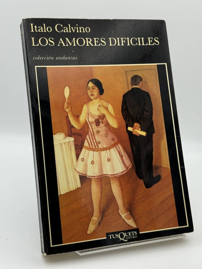 Portada de Los amores difíciles de Italo Calvino, libro de segunda mano