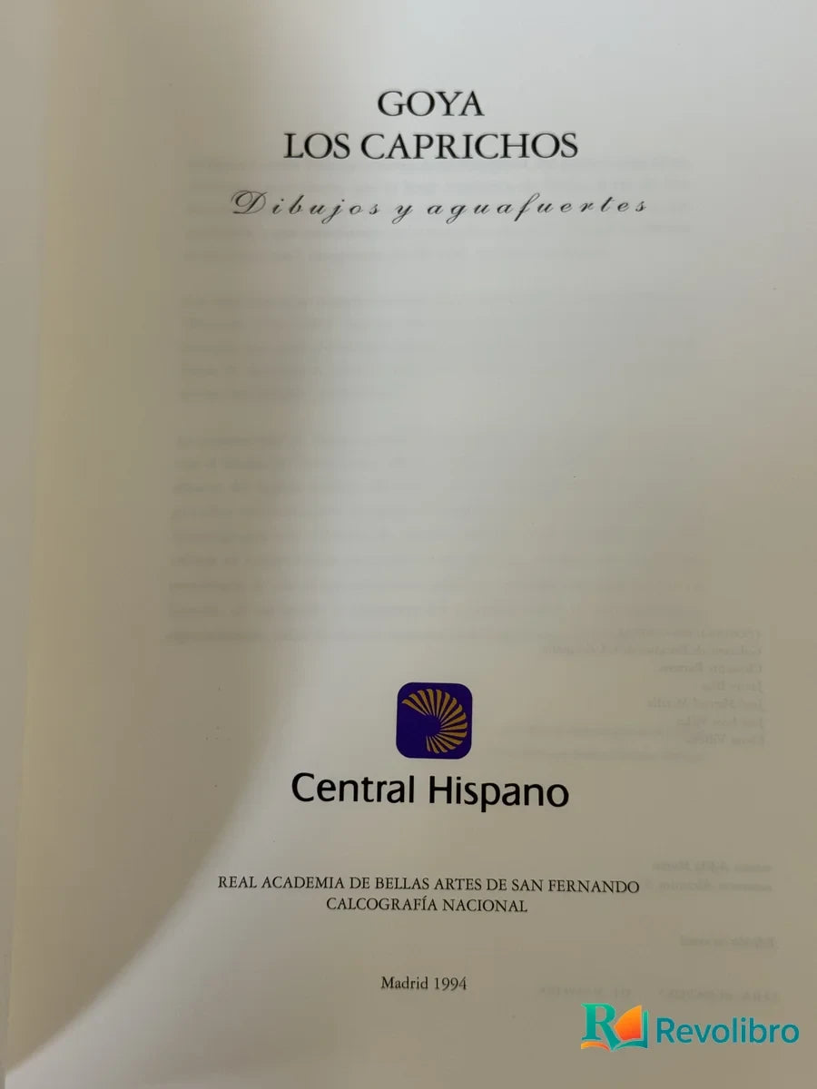 Foto 2 de Los Caprichos de Goya, libro de segunda mano