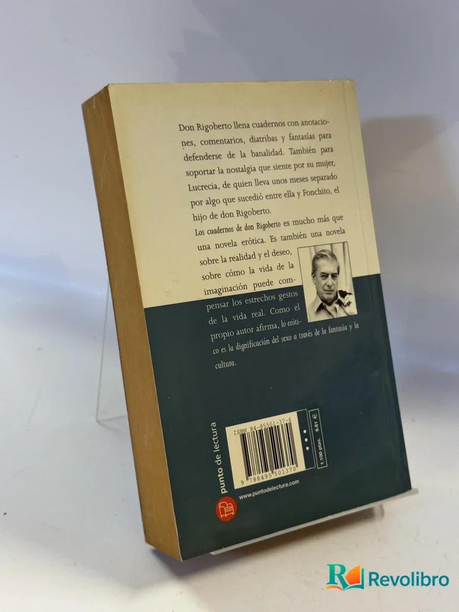 Foto 2 de Los cuadernos de don Rigoberto de Mario Vargas Llosa, libro de segunda mano