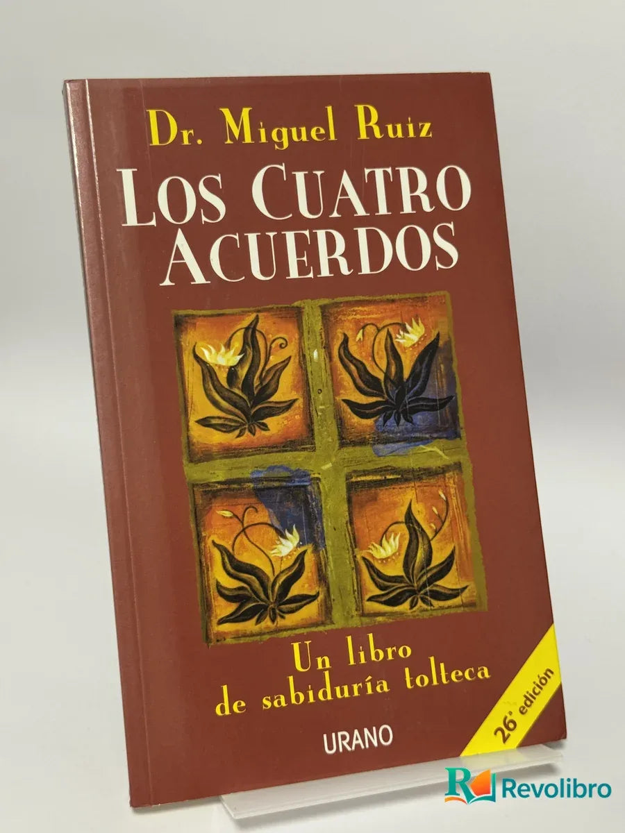 Portada de Los Cuatro Acuerdos de Dr. Miguel Ruiz, libro de segunda mano