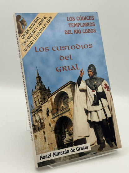Portada de Los custodios del grial de Ángel Almazán de Gracia, libro de segunda mano