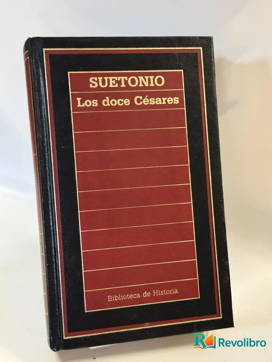 Portada de Los doce Césares de Suetonio, libro de segunda mano
