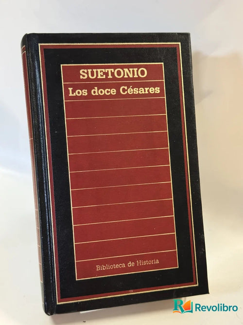 Portada de Los doce Césares de Suetonio, libro de segunda mano
