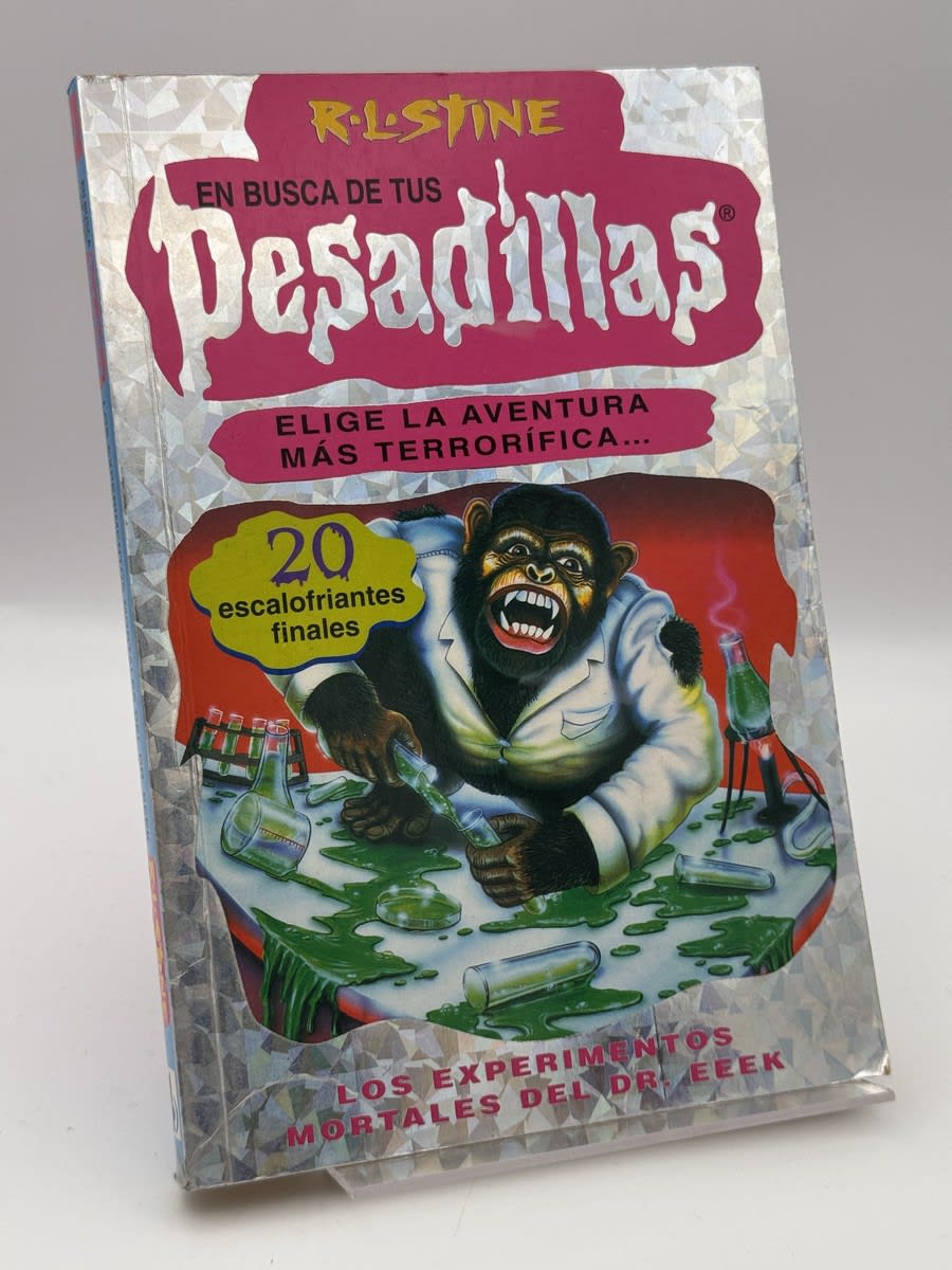 Los Experimentos Mortales del Dr. Eeek - R. L. Stine - Portada