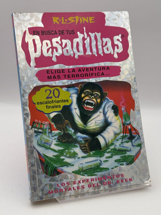 Los Experimentos Mortales del Dr. Eeek - R. L. Stine - Portada