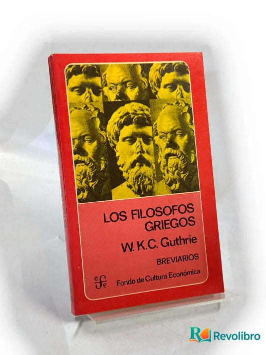 Portada de Los filósofos griegos de W. K. C. Guthrie, libro de segunda mano