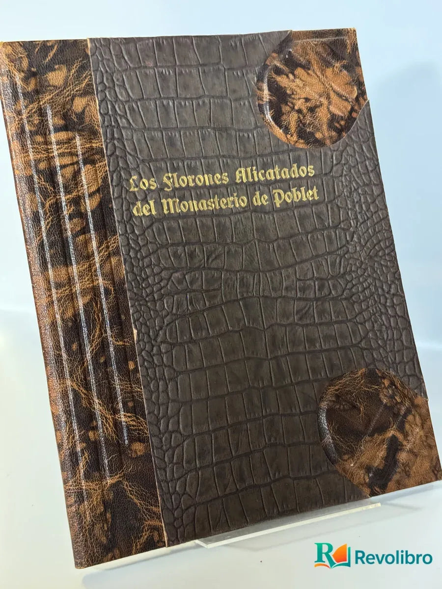 Portada de Los Florones Alicatados del Monasterio de Poblet de Manuel González Martí, libro de segunda mano