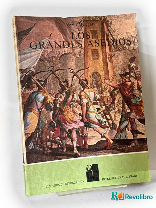 Portada de Los grandes asedios de Vezio Melegari, libro de segunda mano