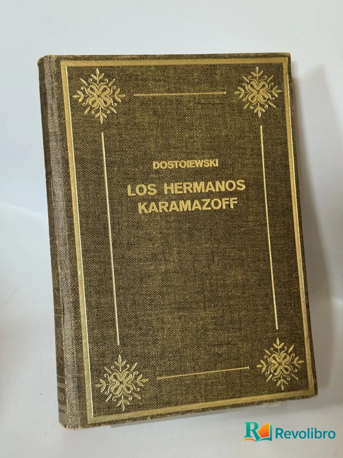 Portada de Los Hermanos Karamazoff de Dostoiewski, libro de segunda mano