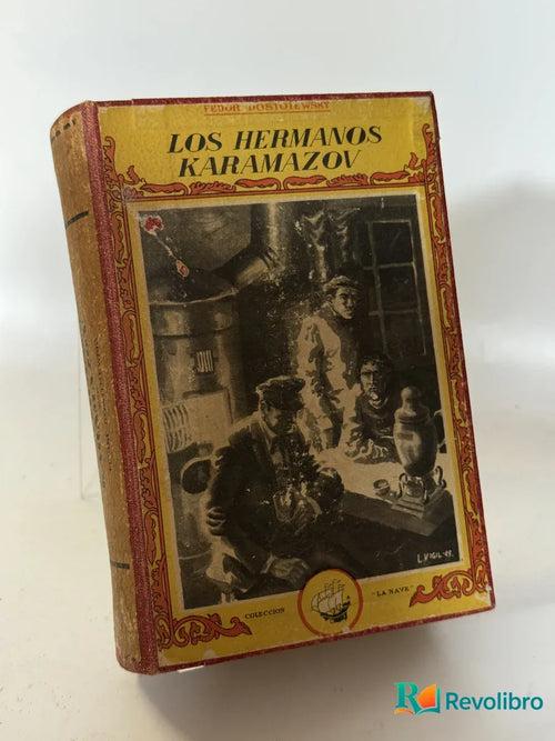 Portada de Los Hermanos Karamazov de Fiódor Dostoyevski, libro de segunda mano