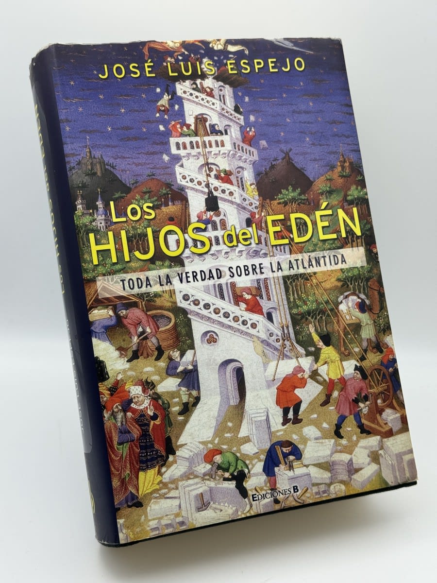 Portada de Los hijos del Edén de José Luis Espejo, libro de segunda mano