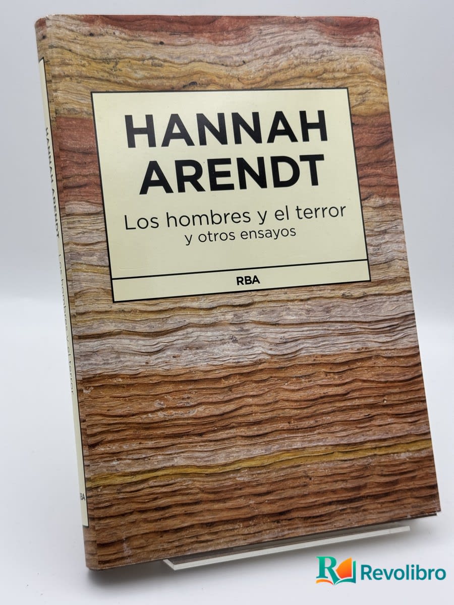 Los hombres y el terror - Hannah Arendt - Portada