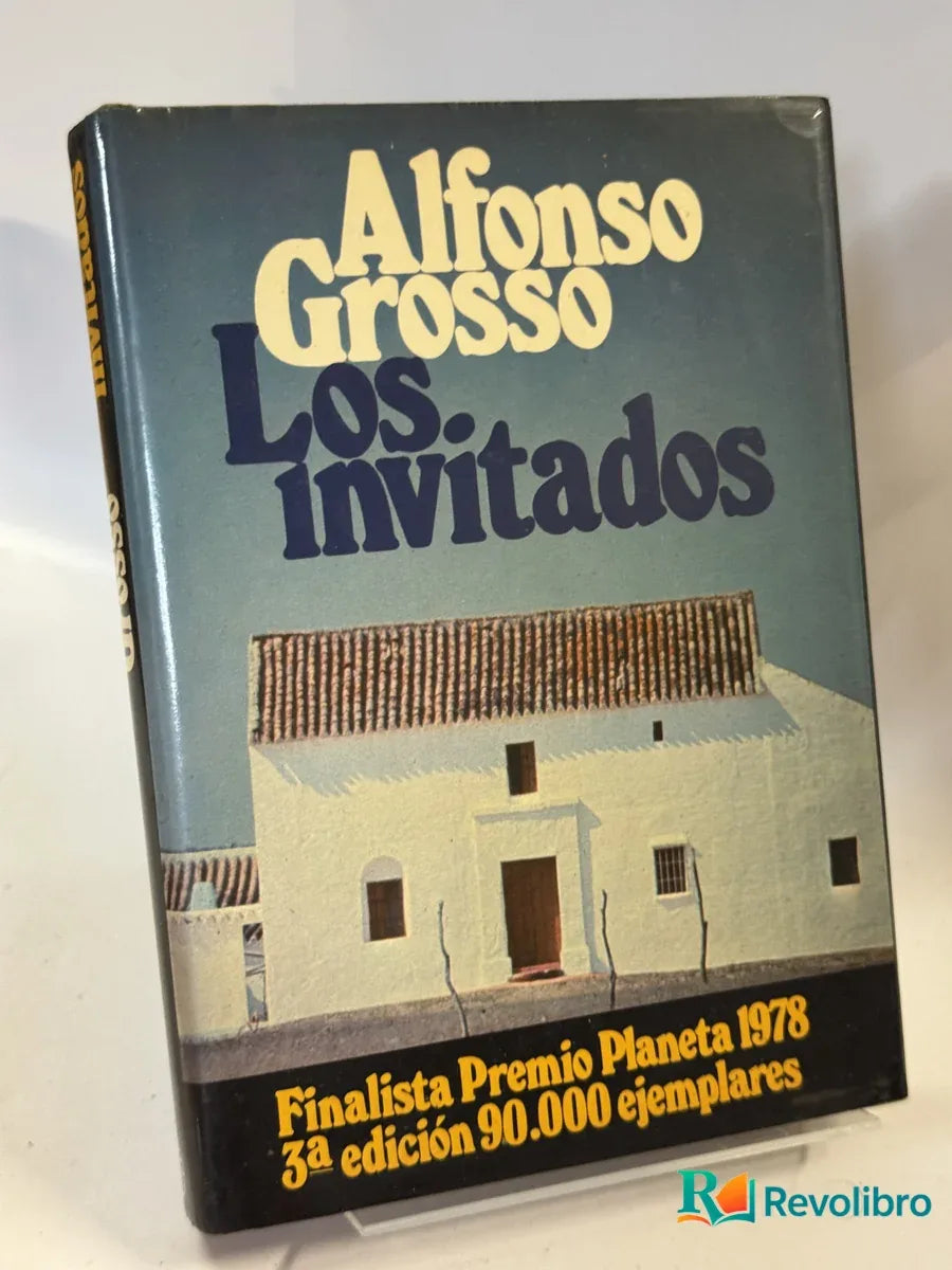 Portada de Los invitados de Alfonso Grosso, libro de segunda mano