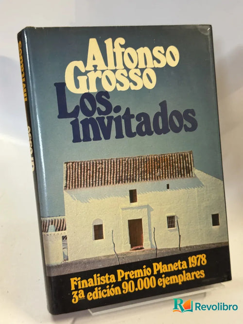 Portada de Los invitados de Alfonso Grosso, libro de segunda mano