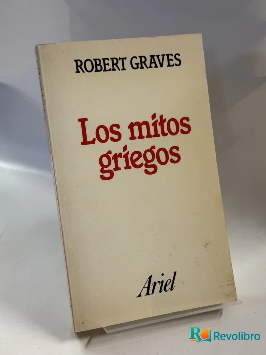 Portada de Los mitos griegos de Robert Graves, libro de segunda mano