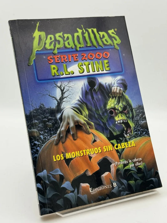 Portada de Los Monstruos Sin Cabeza - R. L. Stine de R. L. Stine, libro de segunda mano