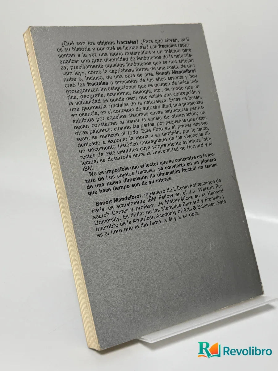Foto 3 de Los Objetos Fractales de Benoît Mandelbrot, libro de segunda mano