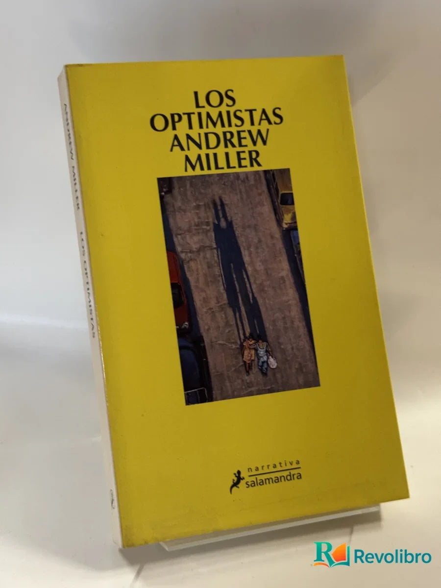 Portada de Los Optimistas de Andrew Miller, libro de segunda mano
