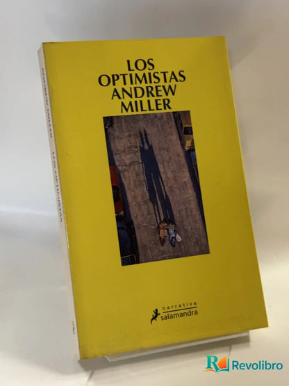 Portada de Los Optimistas de Andrew Miller, libro de segunda mano