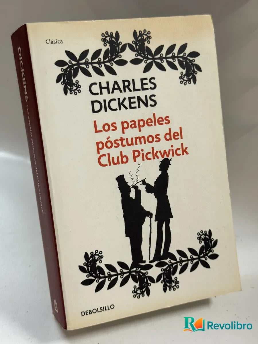 Portada de Los papeles póstumos del Club Pickwick de Charles Dickens, libro de segunda mano