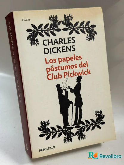 Portada de Los papeles póstumos del Club Pickwick de Charles Dickens, libro de segunda mano