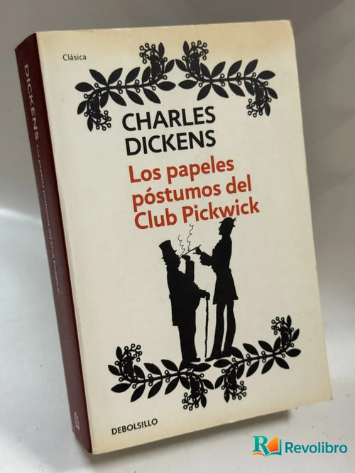 Portada de Los papeles póstumos del Club Pickwick de Charles Dickens, libro de segunda mano