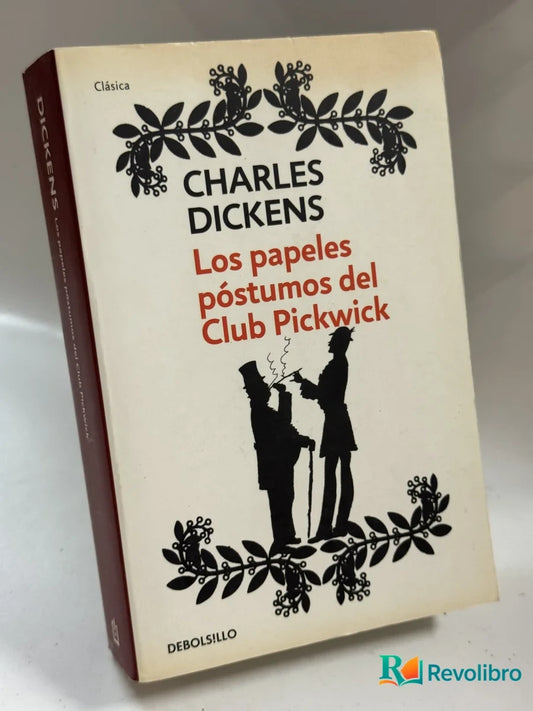 Portada de Los papeles póstumos del Club Pickwick de Charles Dickens, libro de segunda mano