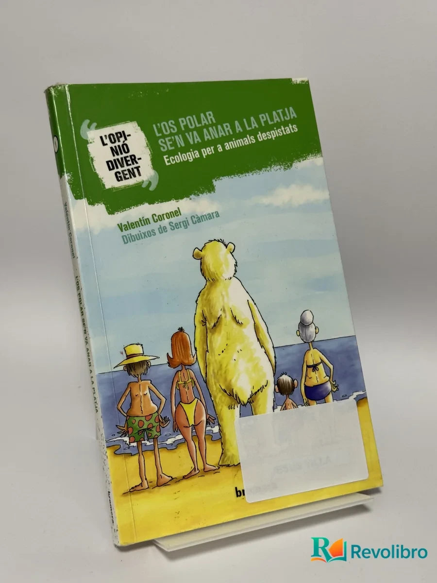 Portada de L'os polar se'n va anar a la platja de Valentí Coronel, libro de segunda mano