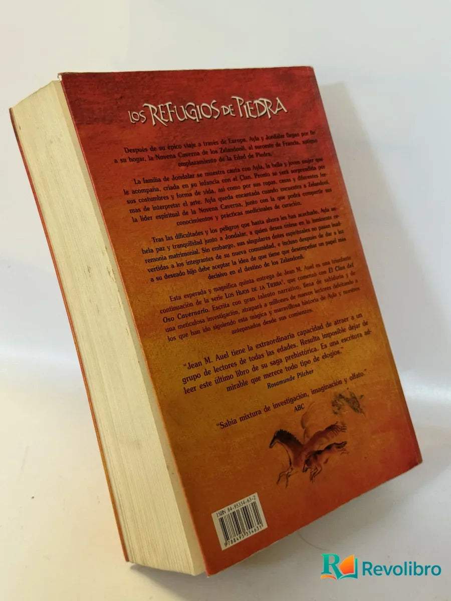 Foto 2 de Los refugios de piedra de Jean M. Auel, libro de segunda mano