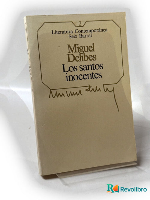 Portada de Los santos inocentes de Miguel Delibes, libro de segunda mano
