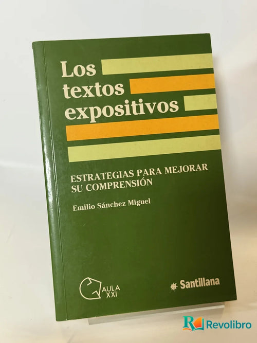 Portada de Los textos expositivos de Emilio Sánchez Miguel, libro de segunda mano