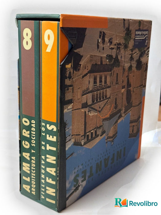 Portada de Lote 2 libros Almagro: arquitectura y sociedad Y Villanueva de los Infantes de Autores varios, libro de segunda mano