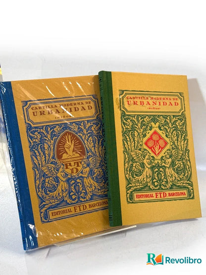 Portada de Lote 2 libros Cartilla moderna de urbanidad de F.T.D, libro de segunda mano