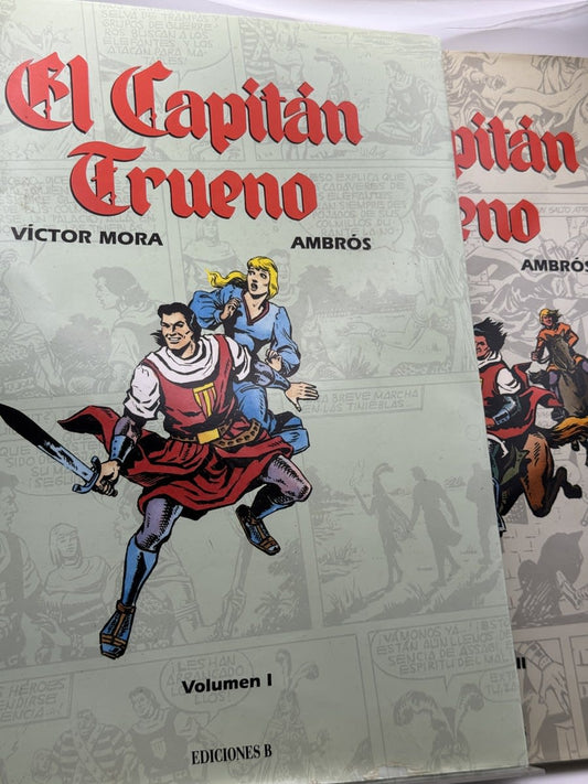 Lote 2 tomos El capitán Trueno - Víctor Mora Pujadas - Portada