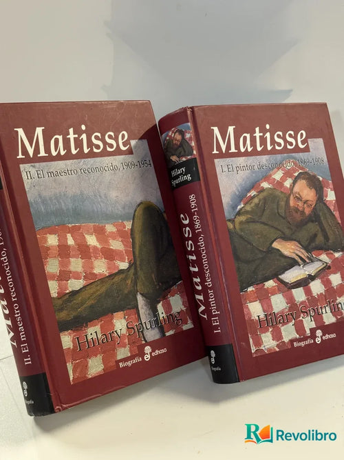 Portada de Lote 2 tomos Matisse de Hilary Spurling, libro de segunda mano