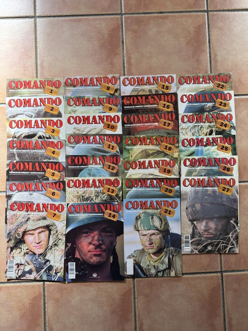 Lote 27 revistas Comando - Portada