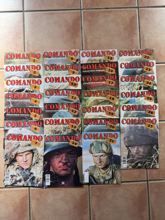 Lote 27 revistas Comando - Portada