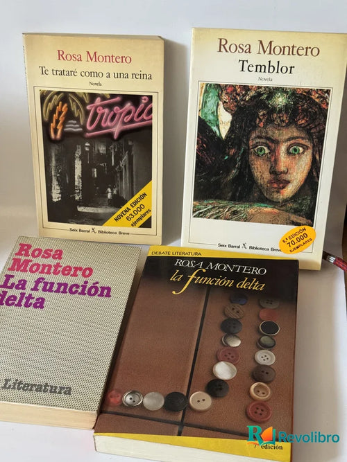 Portada de Lote 4 libros Rosa Montero de Rosa Montero, libro de segunda mano