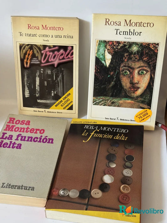 Portada de Lote 4 libros Rosa Montero de Rosa Montero, libro de segunda mano