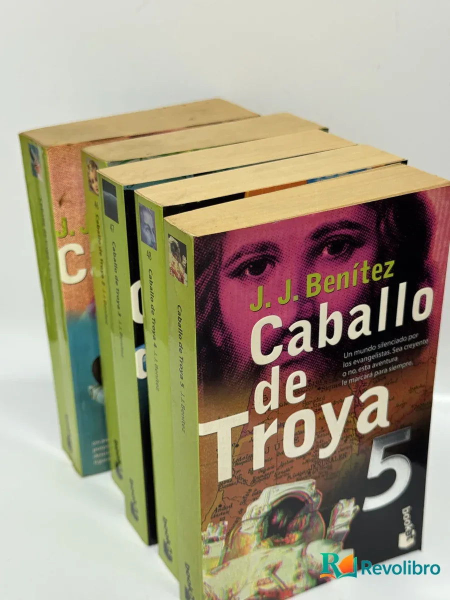 Foto 2 de Lote 5 libros Caballo de Troya de J.J. Benítez, libro de segunda mano