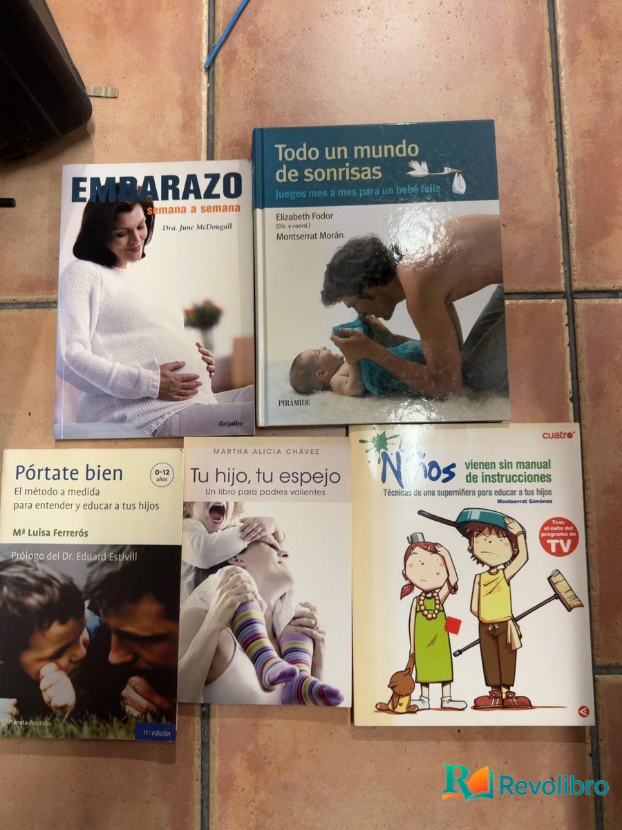 Portada de Lote 5 libros de crianza de Varios Autores, libro de segunda mano