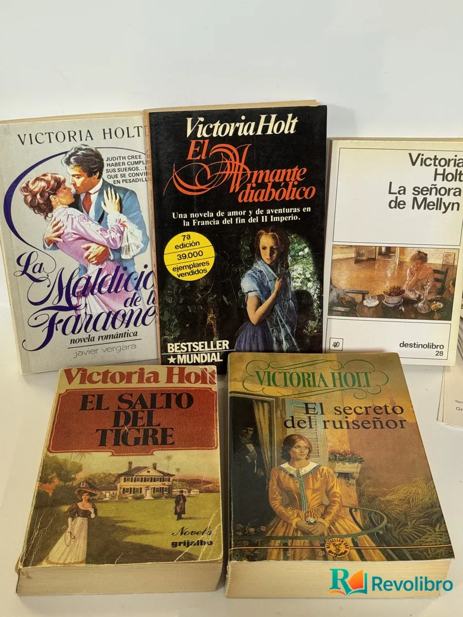 Portada de Lote 5 libros de Victoria Holt, libro de segunda mano