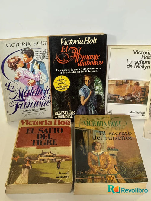 Portada de Lote 5 libros de Victoria Holt, libro de segunda mano